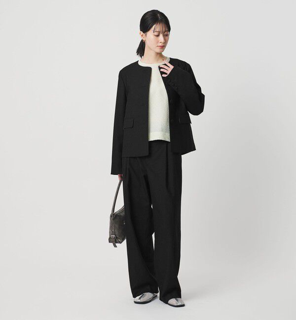 BEAUTY&YOUTH UNITED ARROWS「ツイードライク ノーカラージャケット」|ノーカラージャケット|