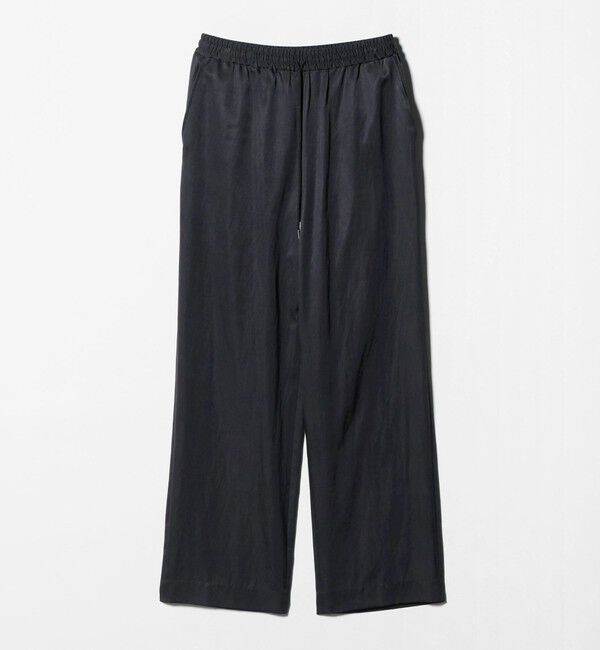 BEAUTY&YOUTH UNITED ARROWS「サテンドロースト ワイドパンツ ウォッシャブル」|その他|DK.GRAY