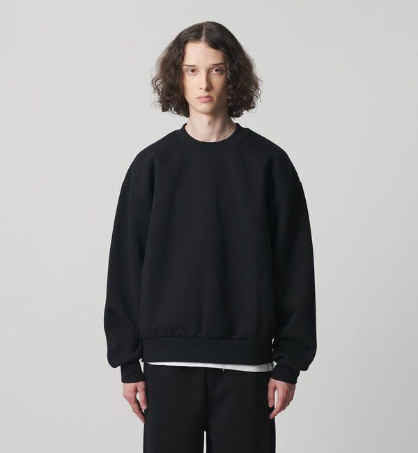 MONKEY TIME「ボンディング クルーネック スウェット」|Tシャツ・カットソー|BLACK