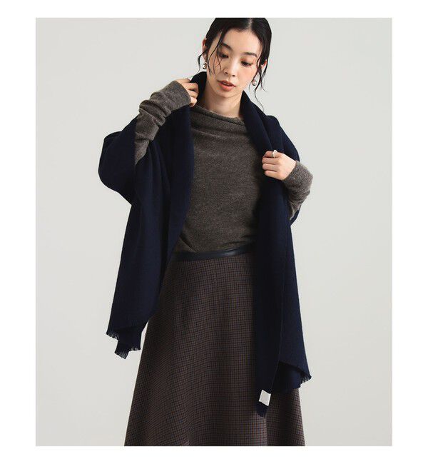 Demi-Luxe BEAMS 「AK+1 / ウール フリンジ ストール」|ストール|