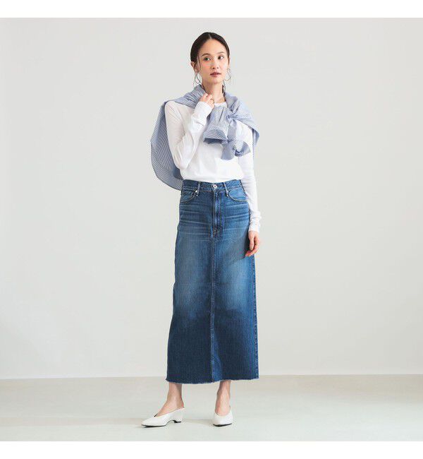 Demi-Luxe BEAMS 「【別注】upper hights / THE HERENA デニムスカート」|スカート|