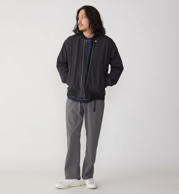 SHIPS「SHIPS: 〈遮熱・吸汗速乾〉ツイル ジップアップ ライト ブルゾン」|ブルゾン・スタジャン|