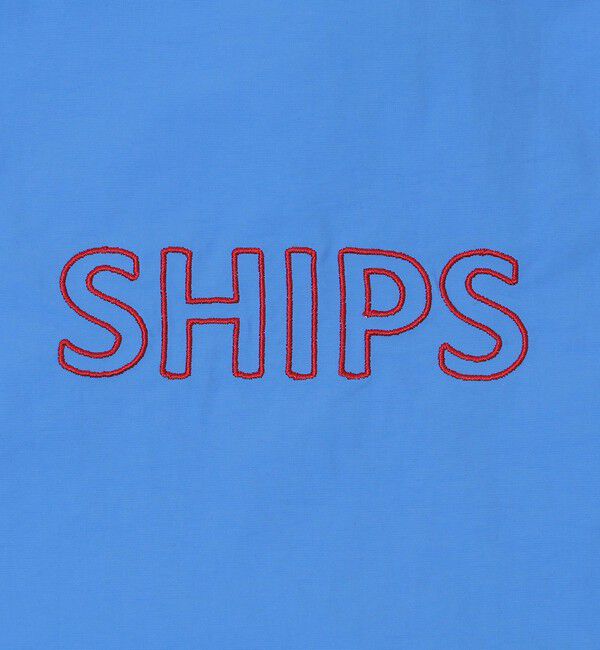 SHIPS「【WEB限定】SHIPS: パッカブル ナイロン SHIPSロゴ エンブロイダリー トート バッグ」|トートバッグ|