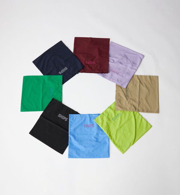 SHIPS「【WEB限定】SHIPS: パッカブル ナイロン SHIPSロゴ エンブロイダリー トート バッグ」|トートバッグ|