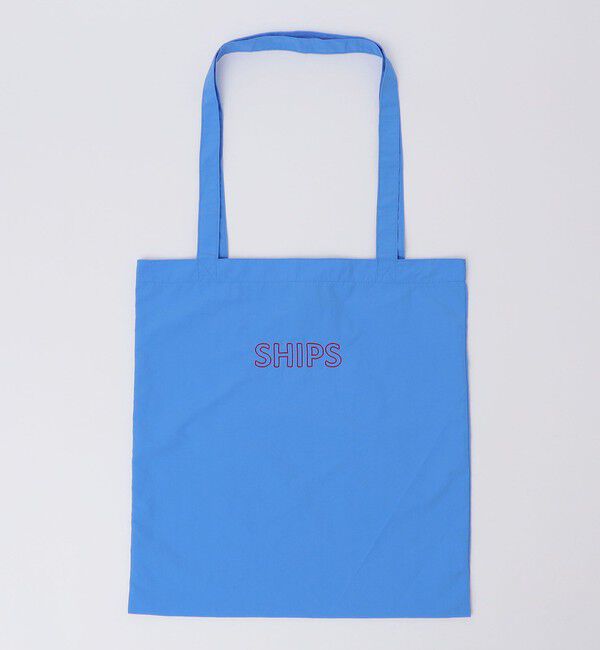 SHIPS「【WEB限定】SHIPS: パッカブル ナイロン SHIPSロゴ エンブロイダリー トート バッグ」|トートバッグ|