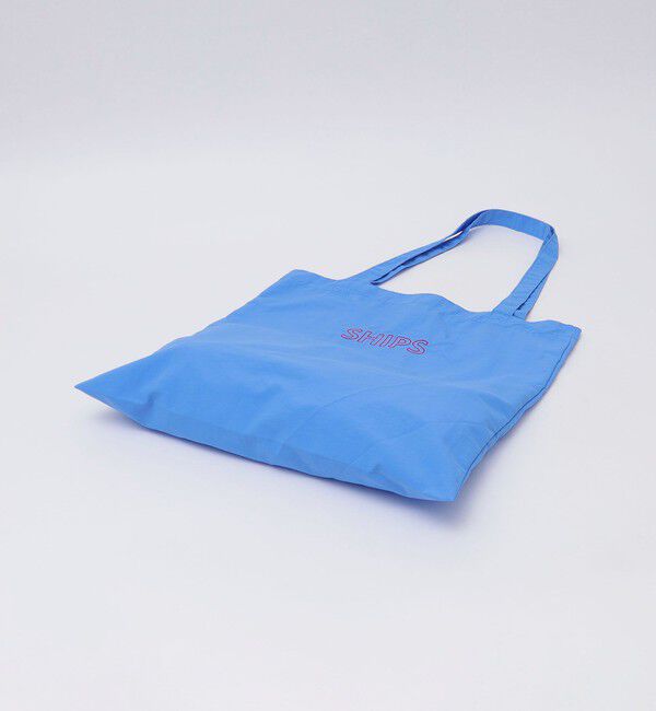 SHIPS「【WEB限定】SHIPS: パッカブル ナイロン SHIPSロゴ エンブロイダリー トート バッグ」|トートバッグ|