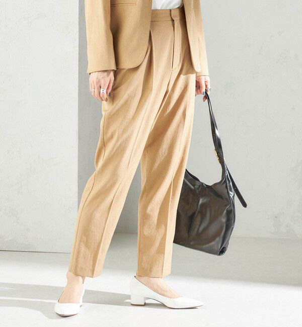 SHIPS for women「〈手洗い可能〉FUNCTIONAL テーパード パンツ（セットアップ対応）」|その他|