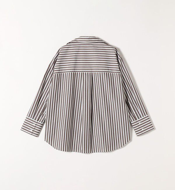 quaranciel「quaranciel:〈洗濯機可能〉REPREVE オープン カラー シャツ」|シャツ・ブラウス|