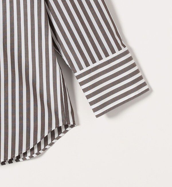 quaranciel「quaranciel:〈洗濯機可能〉REPREVE オープン カラー シャツ」|シャツ・ブラウス|