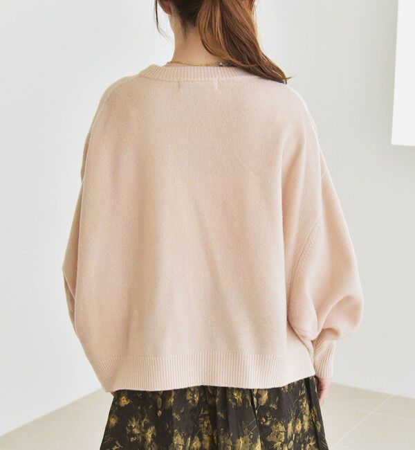 quaranciel「quaranciel:〈手洗い可能〉AQUA カシミヤ ミックス ドルマン ニット 25AW」|ニット・セーター|