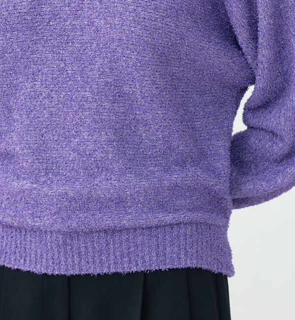 Ballsey「メタリックブークレー クルーネックプルオーバー」|ニット・セーター|