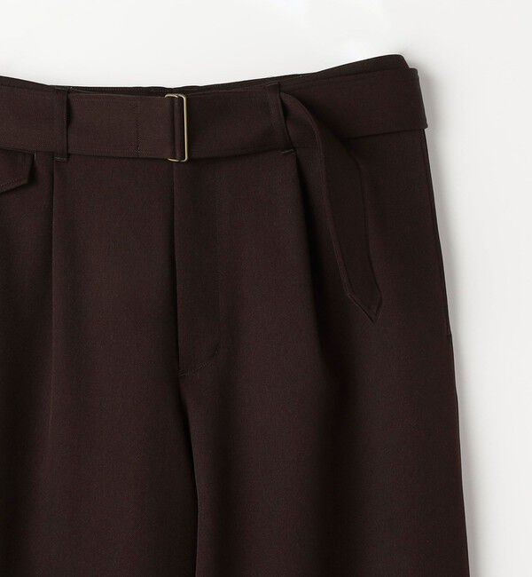 CABaN「ウールギャバジン ベルテッドパンツ」|その他|