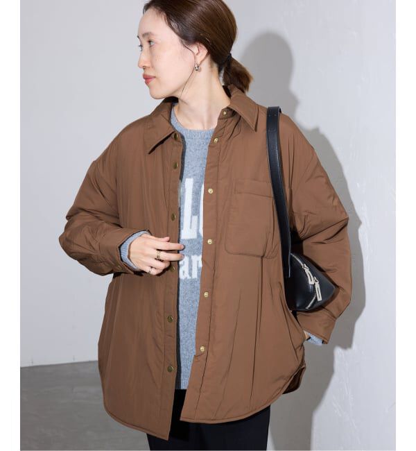 【SLOBE IENA】TOPTHERMOシャツブルゾン 吸湿発熱》TOPTHERMOシャツブルゾン（SLOBE IENA）｜ルミネの