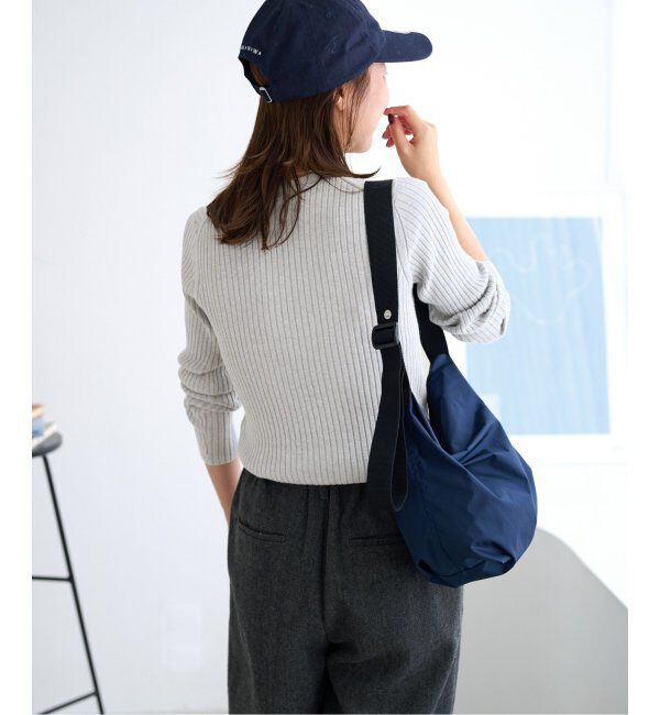 JOURNAL STANDARD relume「ウォッシャブルレーヨンリブクルーネックプルオーバー」|ニット・セーター|