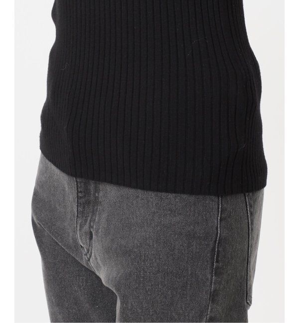 JOURNAL STANDARD relume「ウォッシャブルレーヨンリブクルーネックプルオーバー」|ニット・セーター|