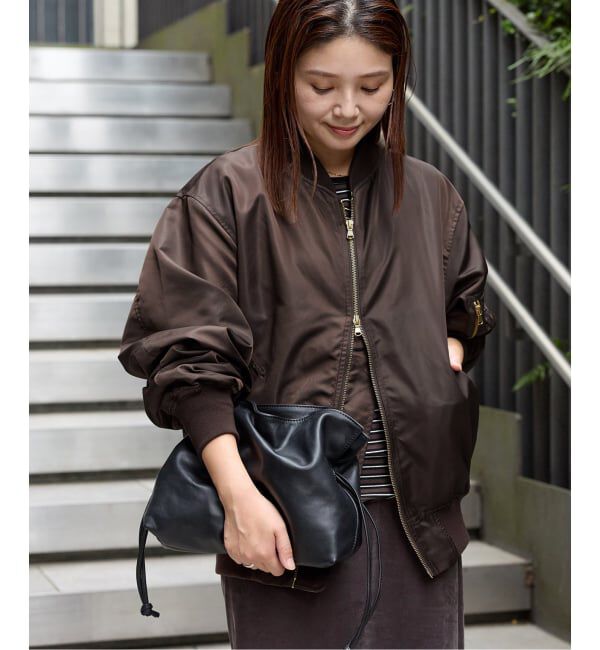 JOURNAL STANDARD「《追加予約》【洗える】ダブルジップMA-1」|ブルゾン・スタジャン|ブラウン