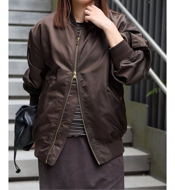 JOURNAL STANDARD「《追加予約》【洗える】ダブルジップMA-1」|ブルゾン・スタジャン|