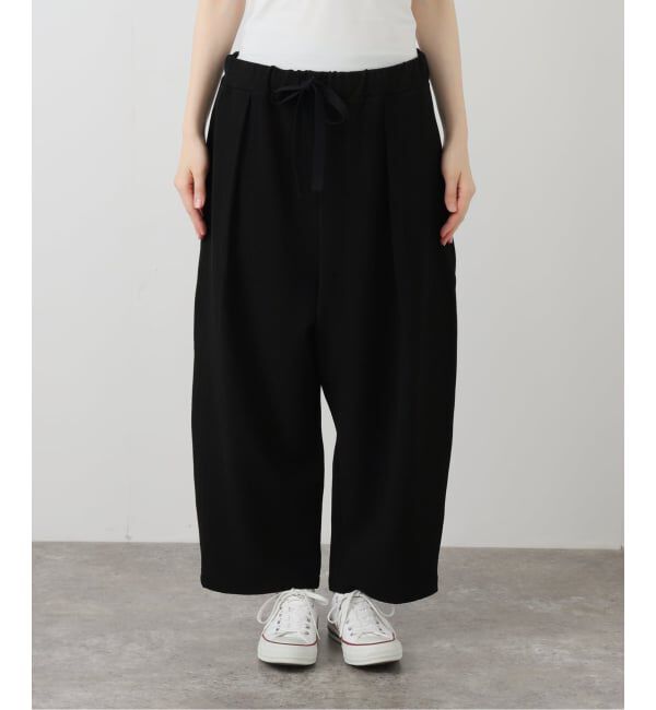 journal standard luxe「ブリスターニット タックバルーンパンツ」|その他|ブラック