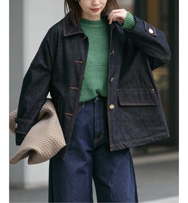 journal standard L'essage「《予約》別注【MACKINTOSH/マッキントッシュ】HUMBIE DENIM JACKET MB：コート」|ステンカラーコート|ネイビー