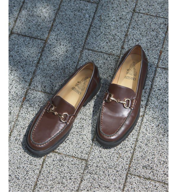 【未使用級】アルテサノス ビットローファー ブラウン系 39 中古・古着通販】ARTESANOS (アルテサノス) ビットローファー ブラウン