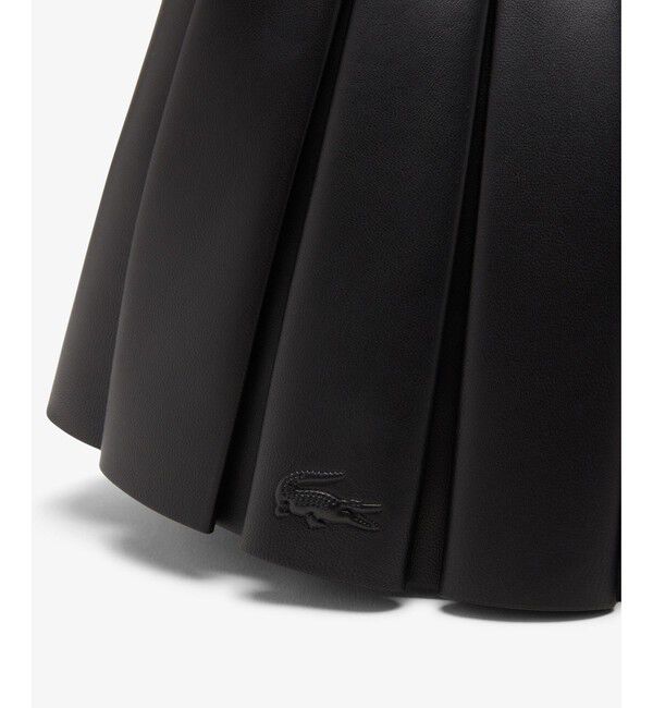 LACOSTE「LENGLEN レザープリーツショルダーバッグ」|ショルダー・メッセンジャー|