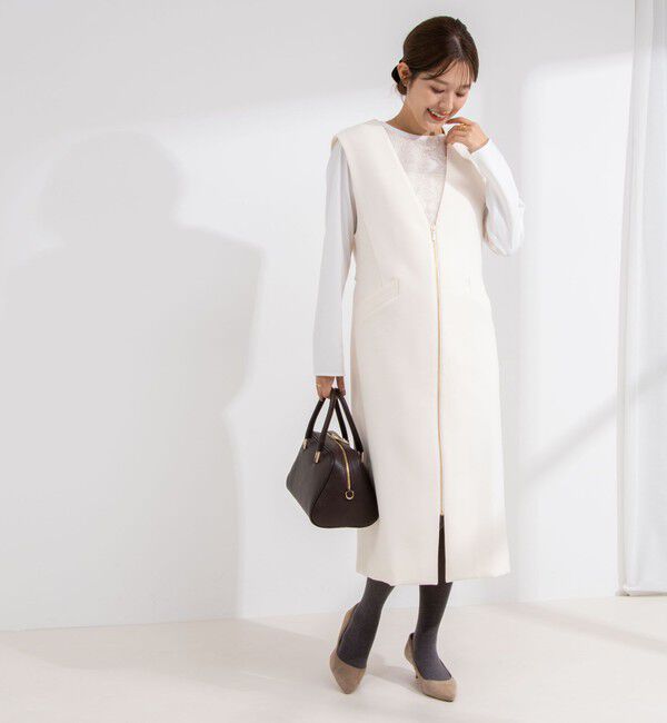 NOLLEY'S「カットジャガードドッキングプルオーバーブラウス」|シャツ・ブラウス|