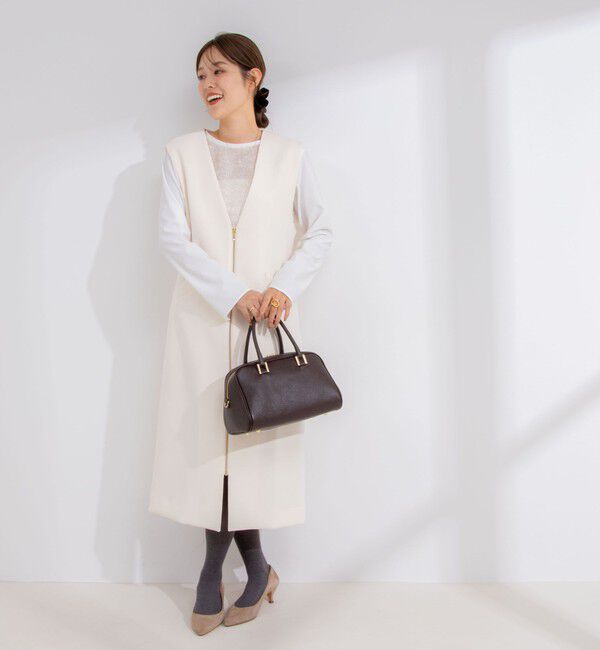 NOLLEY'S「カットジャガードドッキングプルオーバーブラウス」|シャツ・ブラウス|