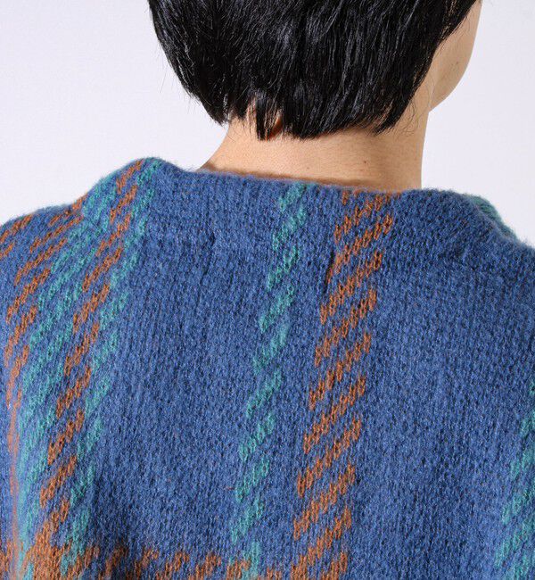 GLOSTER「【実績品番/UNISEX/別注柄あり】【BHPC】モヘヤタッチニットカーディガン」|カーディガン|