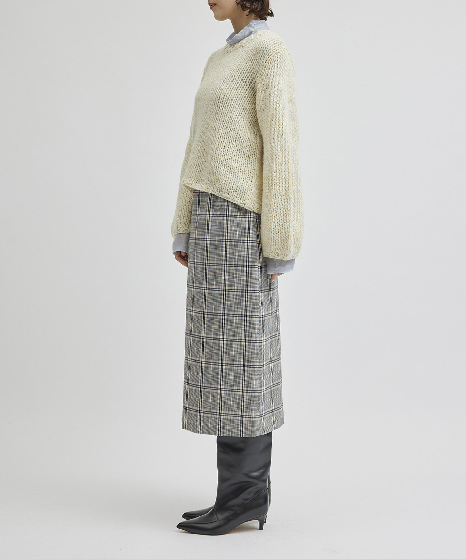 ROP&Eacute;「ウールモヘヤタイトスカート/セットアップ対応」|スカート|