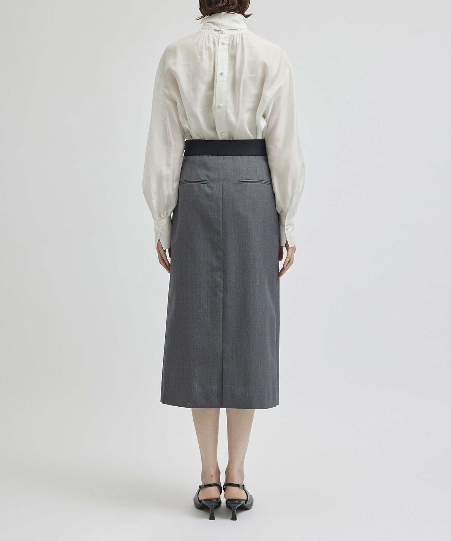 ROP&Eacute;「ウールモヘヤタイトスカート/セットアップ対応」|スカート|