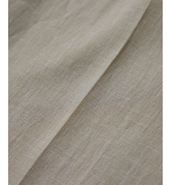 ROPE「【洗える】リネンライク ベルテッドワイドパンツ/セットアップ対応【WEB・一部店舗限定】」|チノ|