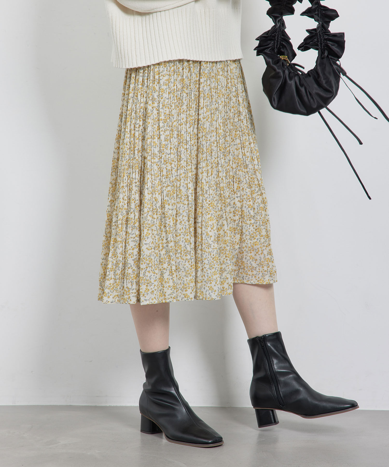 Rope&rsquo;Picnic「【新色追加】着丈が選べるエアリープリーツスカート」|スカート|