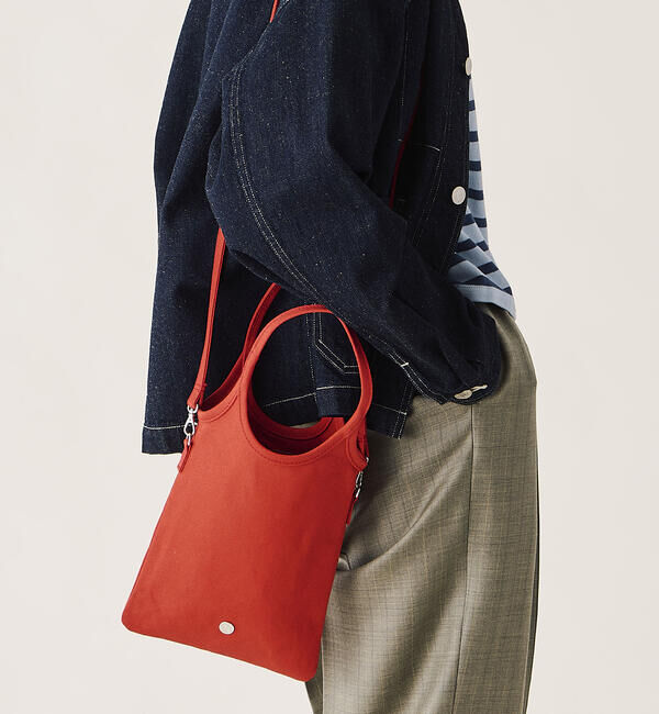  「ORCIVAL | コットンキャンバス 2WAYバッグ UNISEX」|その他|RED