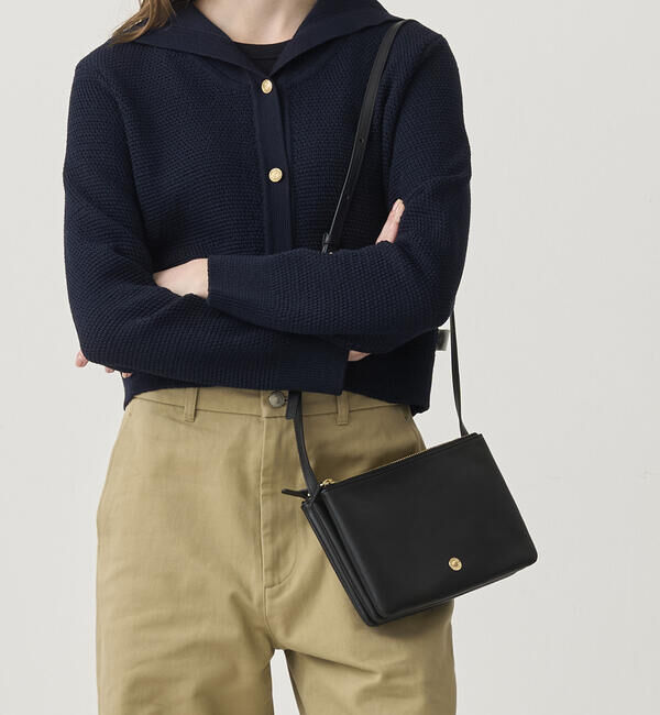  「ORCIVAL | ナッパレザー ジップポーチショルダーバッグ UNISEX」|ショルダー・メッセンジャー|