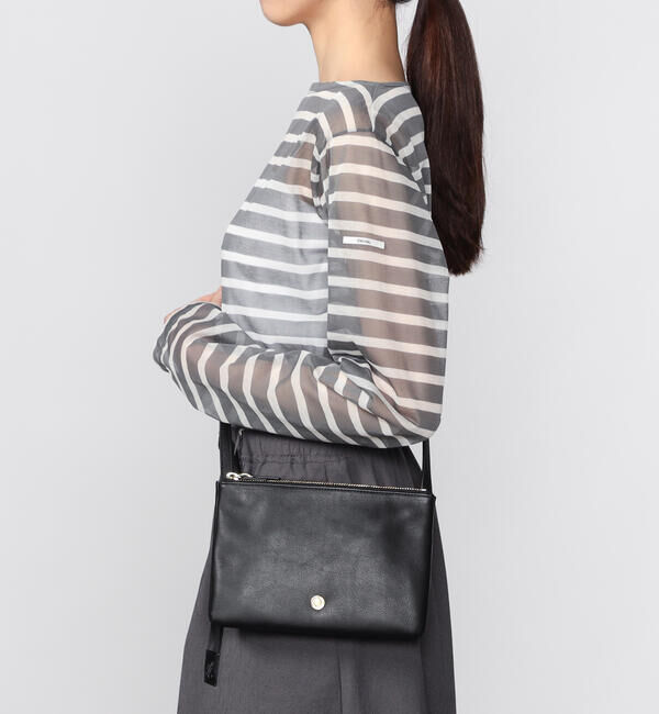  「ORCIVAL | ナッパレザー ジップポーチショルダーバッグ UNISEX」|ショルダー・メッセンジャー|