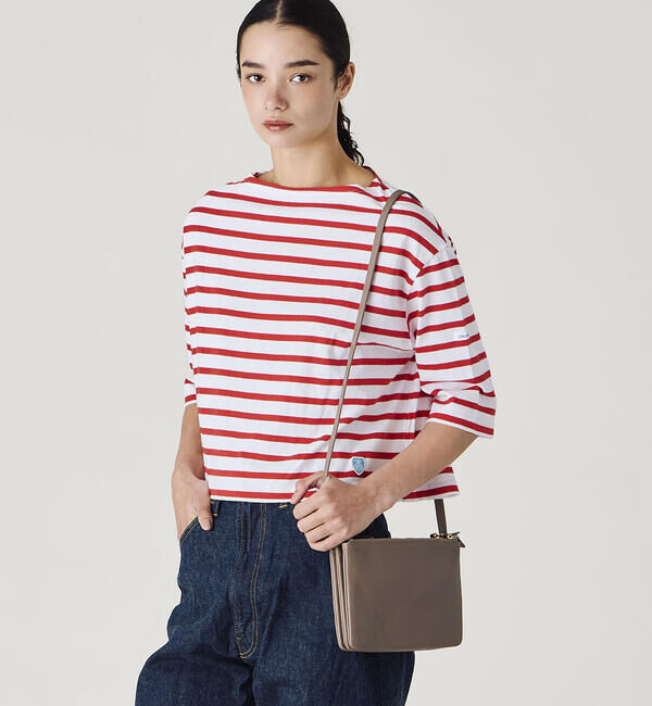  「ORCIVAL | ナッパレザー ジップポーチショルダーバッグ UNISEX」|ショルダー・メッセンジャー|