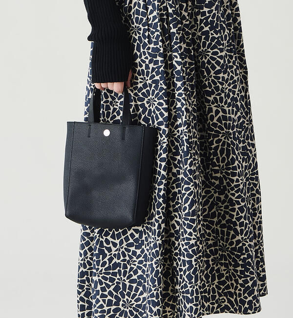 ORCIVAL「ORCIVAL | ダブルフェイスレザー 2WAYトートバッグ UNISEX」|ショルダー・メッセンジャー|BLACK