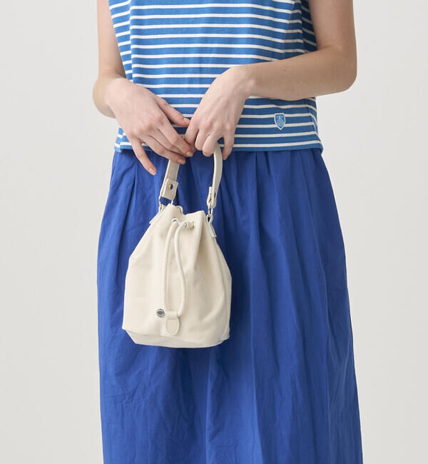 ORCIVAL「ORCIVAL | ツイル パース巾着バッグ UNISEX」|ハンドバッグ|ECRU