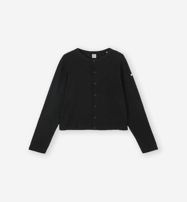 ORCIVAL「ORCIVAL | パターンメッシュ コットン クルーネックカーディガン WOMEN」|カーディガン|