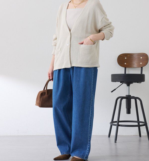  「コットン混カーディガン」|ニット・セーター|