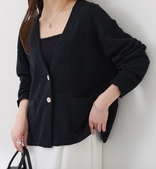  「コットン混カーディガン」|ニット・セーター|