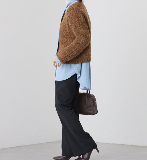  「予約【褒められシルエット】イージーフレアパンツ」|チノ|