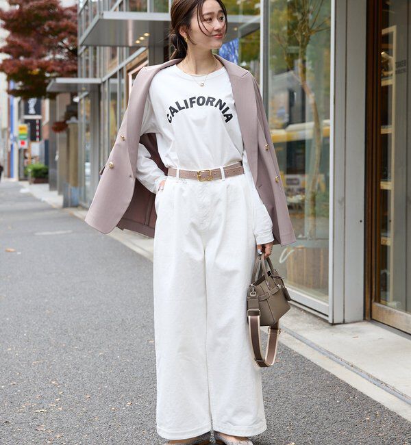  「予約【着るだけでサマになる】CALIFORNIAロンTee」|Tシャツ・カットソー|