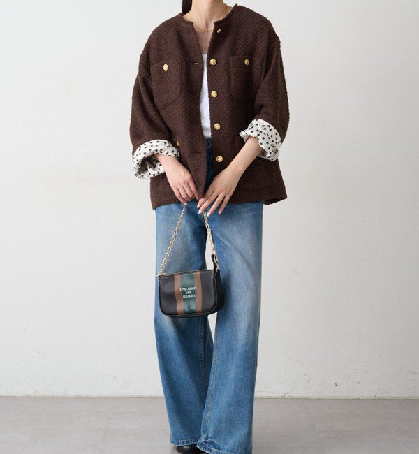 LOUNGEDRESS 20周年限定 ツイードジャケット ブラック 20周年限定】ツイードジャケット｜ルミネのファッション通販アイルミネ