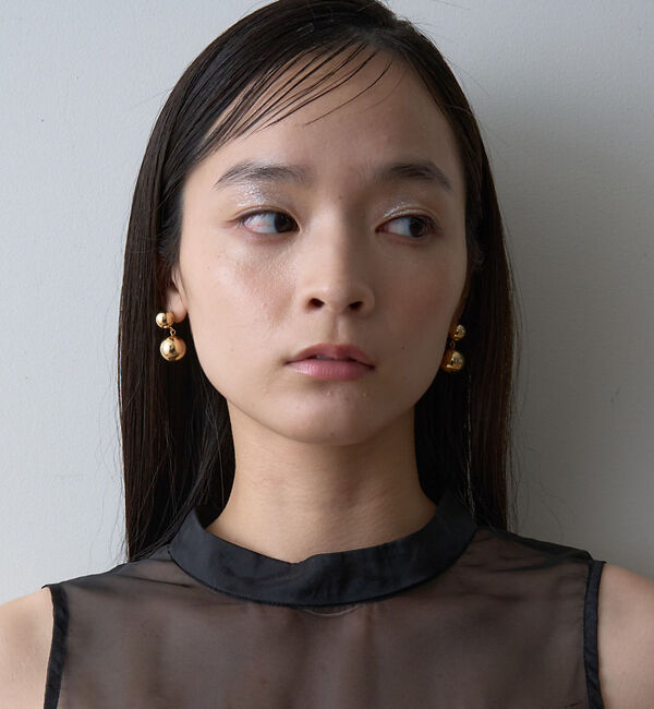 Rouge vif「【LUV AJ/ラヴエージェイ】DOUBLE BALL EARRINGS ピアス」|ピアス|