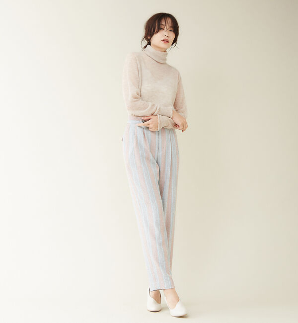 qualite「ループストライプパンツ」|その他|