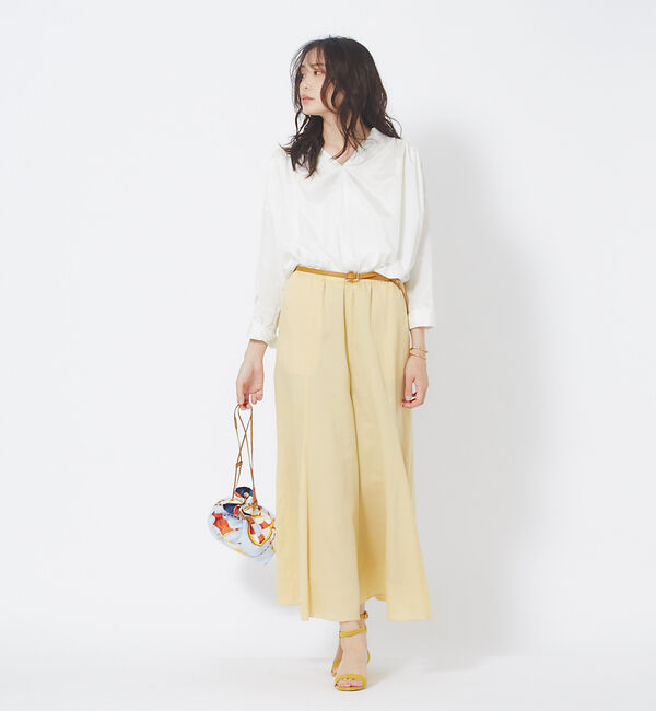 qualite「【Yangany】ギャザーブラウス」|シャツ・ブラウス|