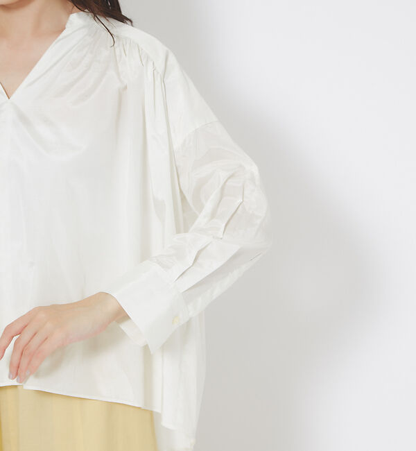 qualite「【Yangany】ギャザーブラウス」|シャツ・ブラウス|