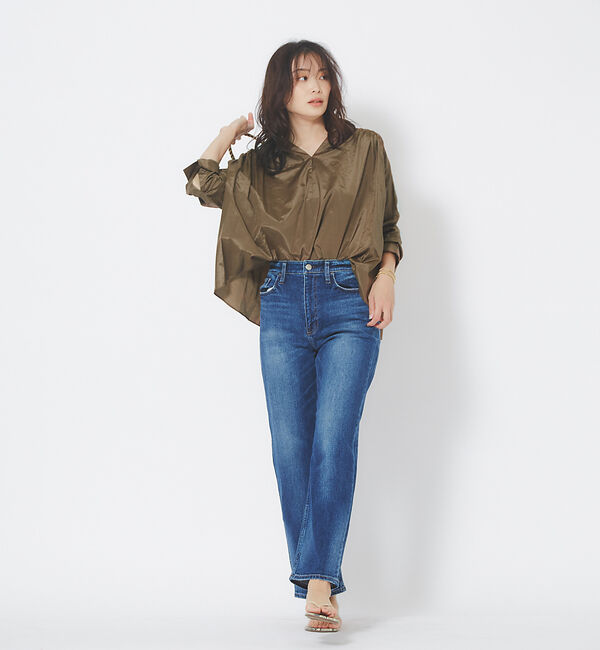 qualite「【Yangany】ギャザーブラウス」|シャツ・ブラウス|