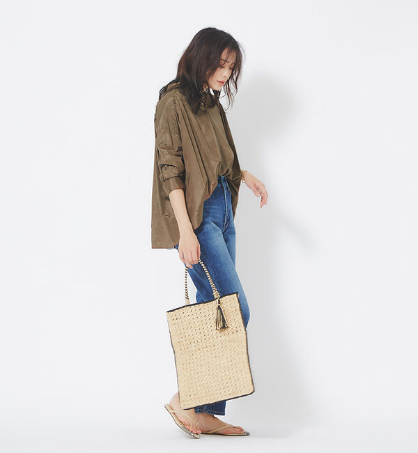 qualite「【Yangany】ギャザーブラウス」|シャツ・ブラウス|